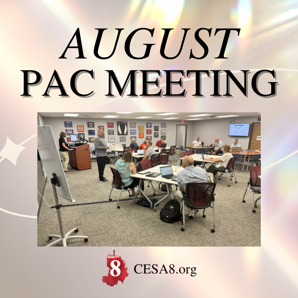 August PAC meeting graphic