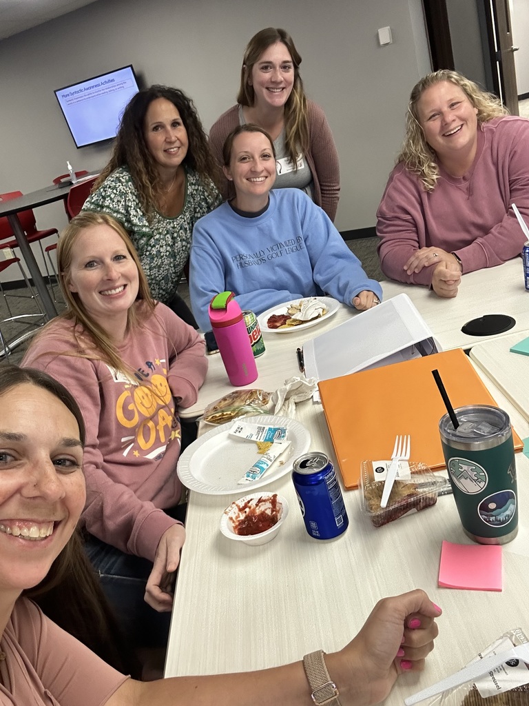 Staff from Laona posing for a selfie at CESA 8.