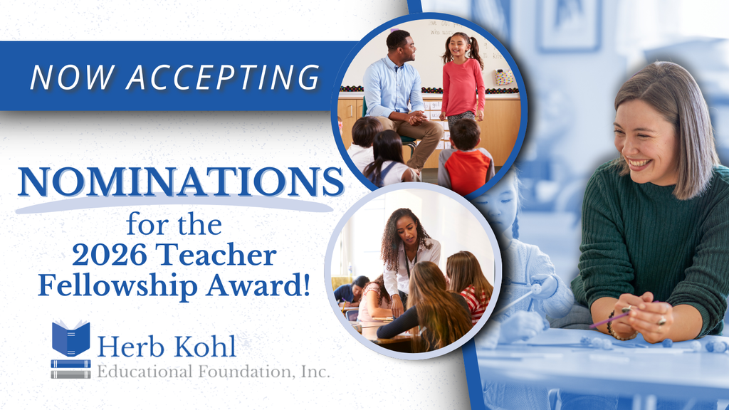 2026 Teacher Fellowship Award graphic