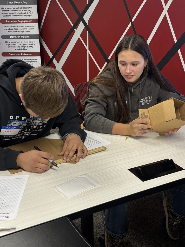 Students engaged in an engineering activity.