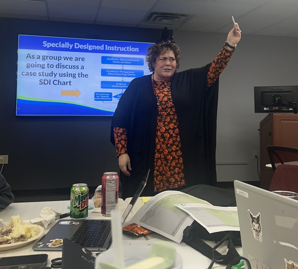 Brenda leading a coaching session.