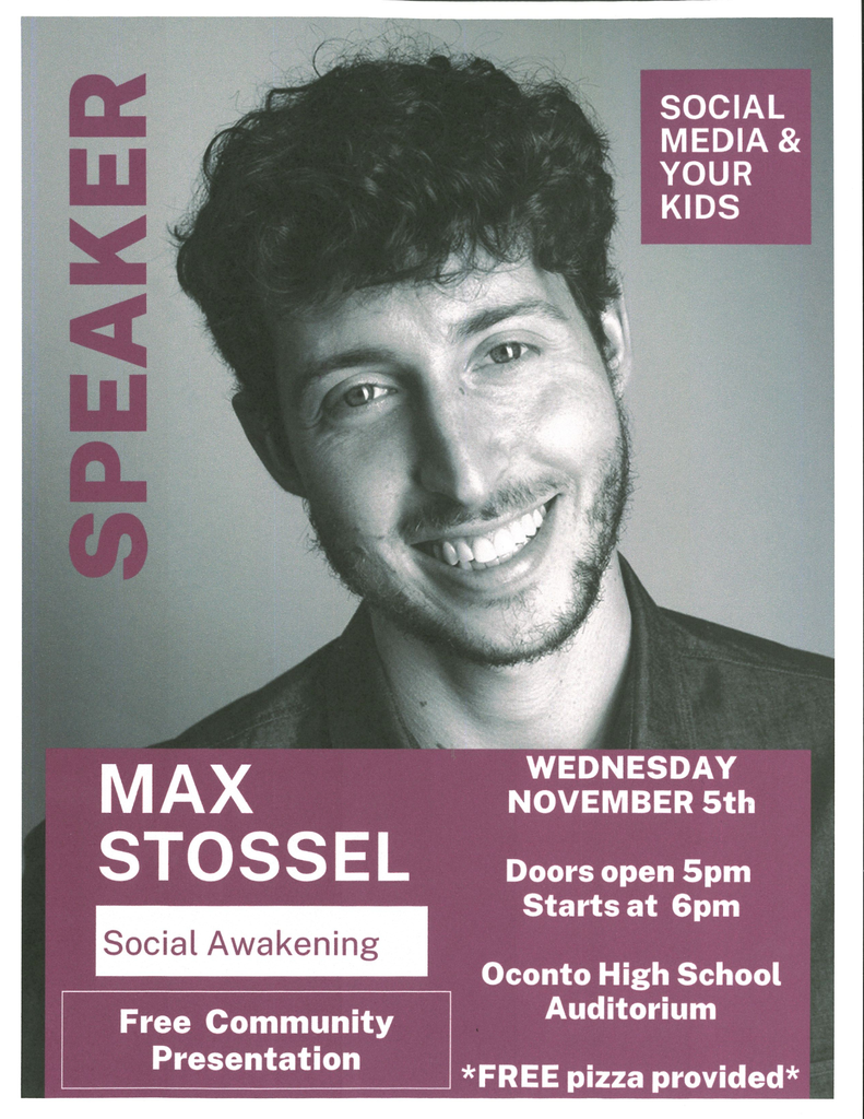 Max Stossel presentation flyer