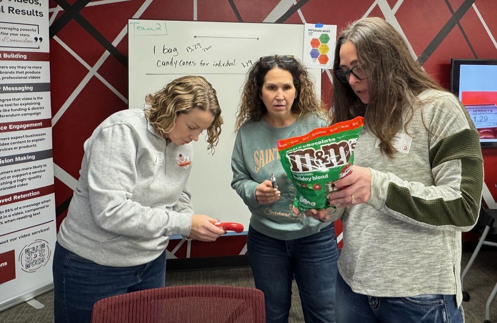 K–12 math educators, coaches, and leaders engaged in a mathematical modeling tasks.