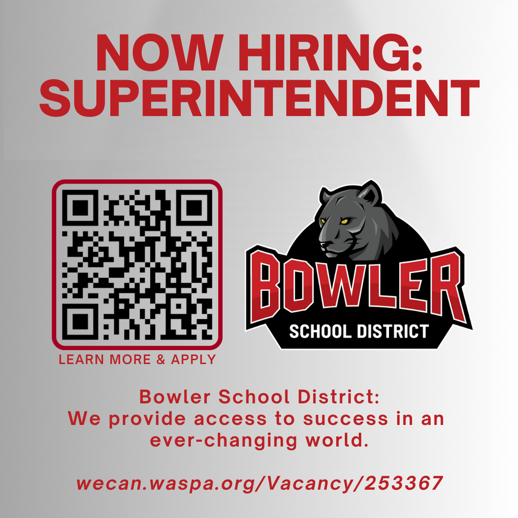 Bowler superintendent job post graphic