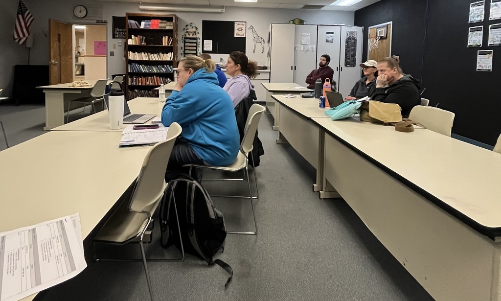 Wausaukee teachers in small group training