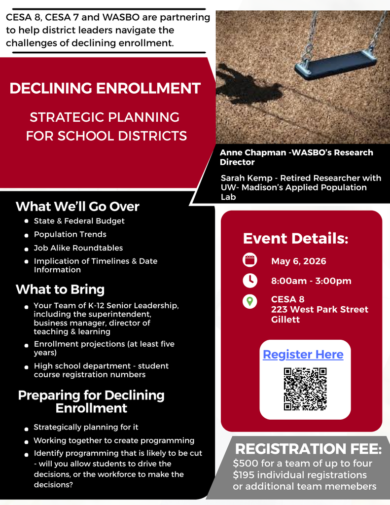 Declining enrollment flyer