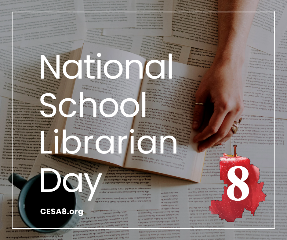 National School Librarian Day graphic