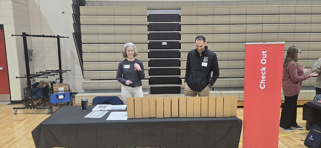 CESA 8 staff participating in the Reality Fair at the Shawano School District.