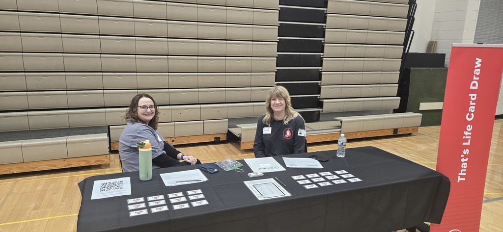 CESA 8 staff participating in the Reality Fair at the Shawano School District.