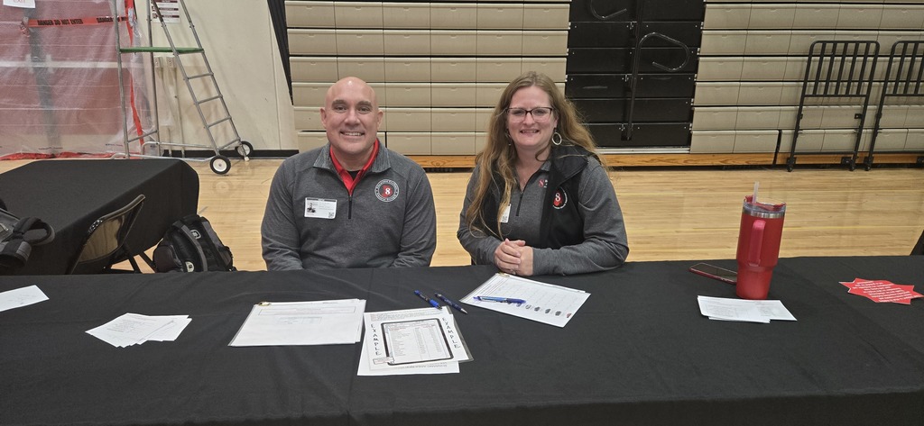 CESA 8 staff participating in the Reality Fair at the Shawano School District.