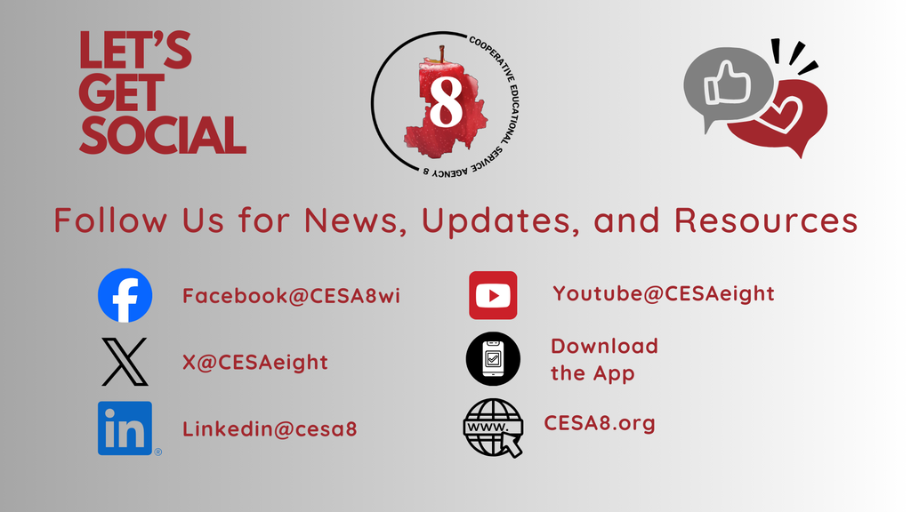 CESA 8 Social Media graphic