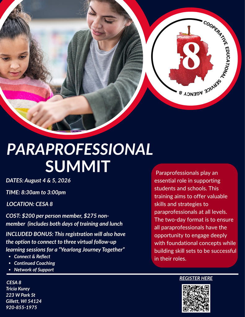 Paraprofessional Summit flyer