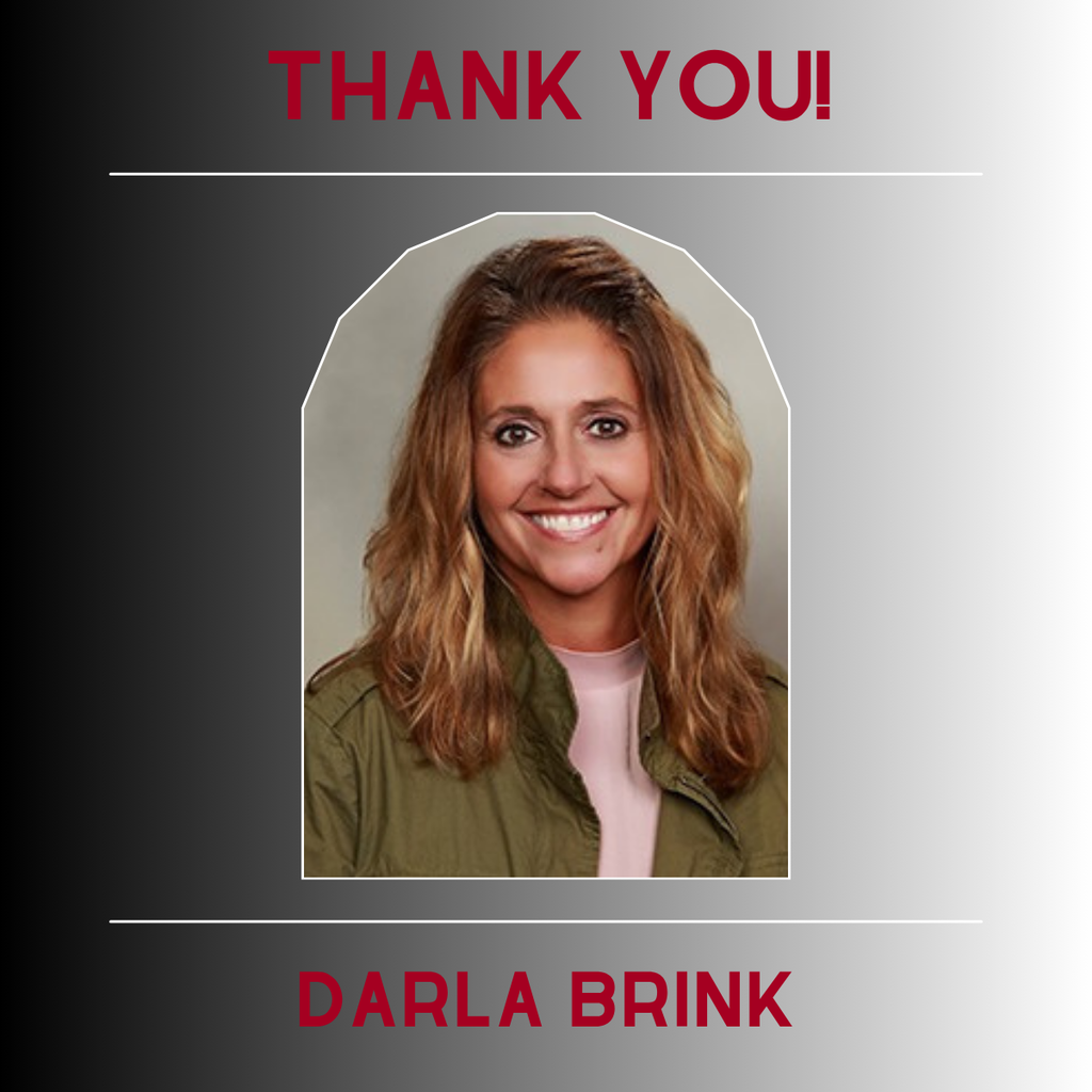 Darla Brink thank you graphic