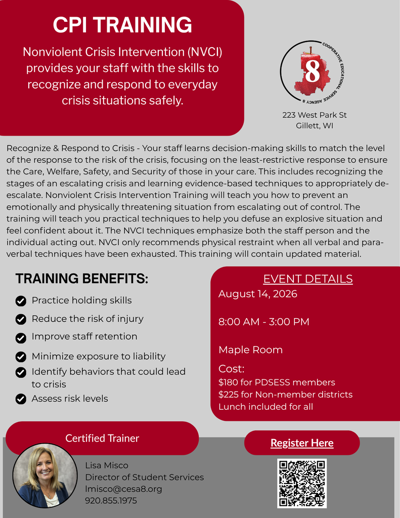 CPI Training Flyer graphic