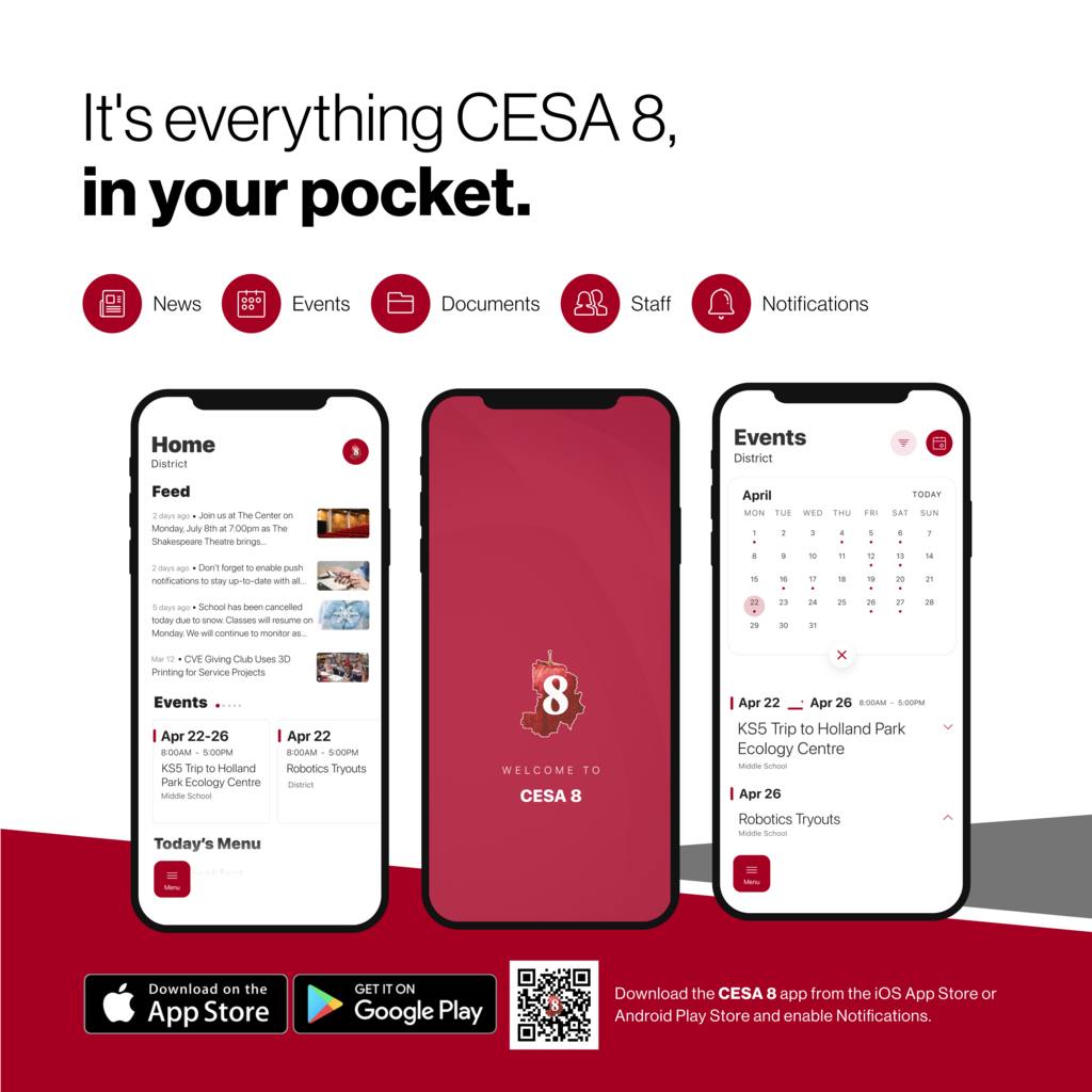 CESA 8 App graphic