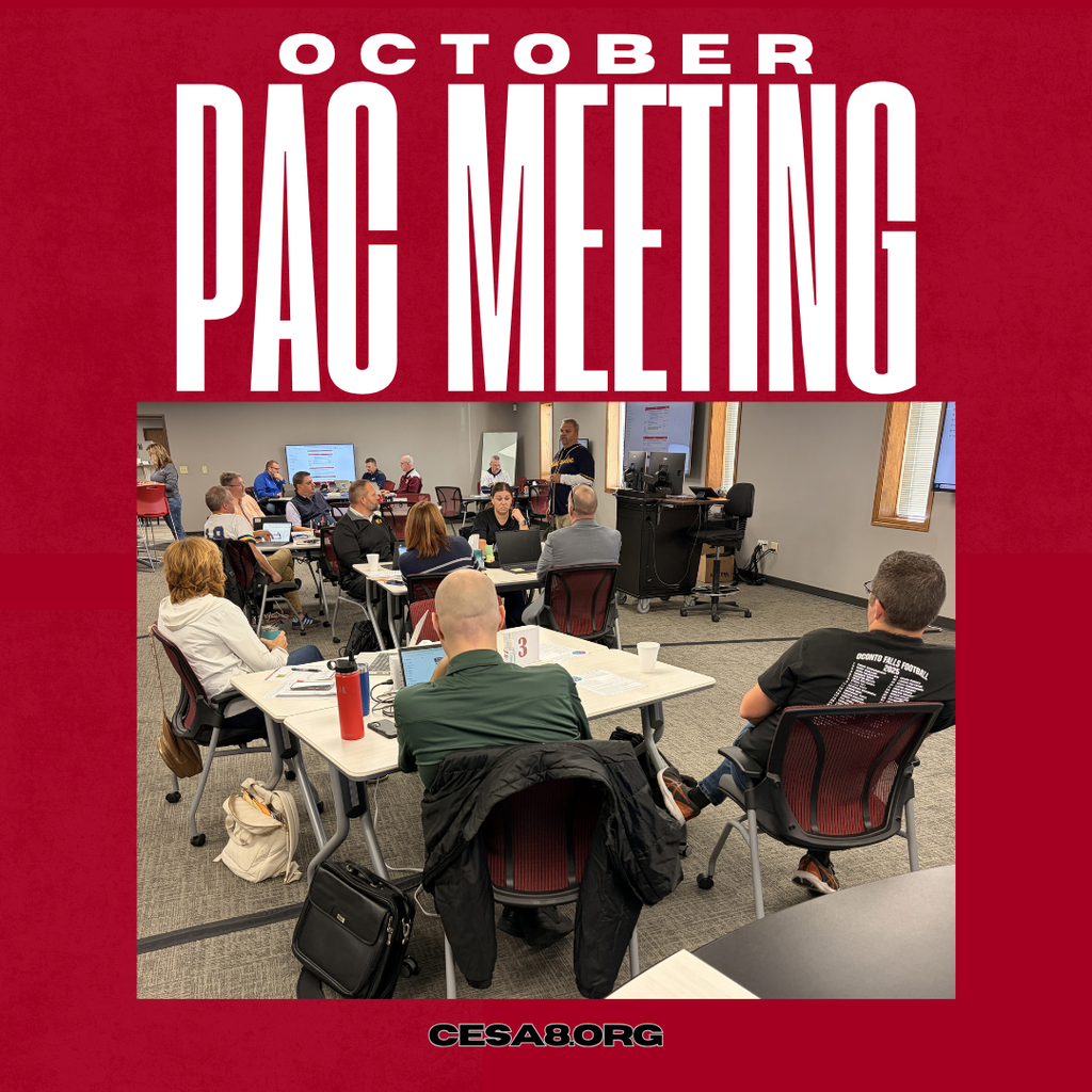 Superintendents listening to a speaker.