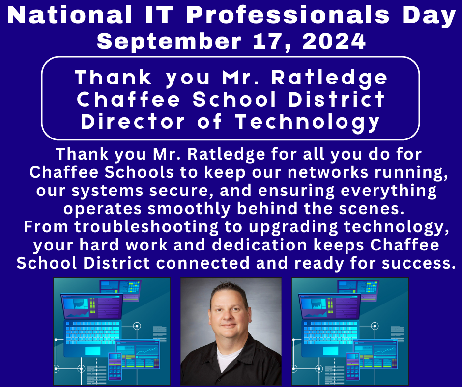 National IT Professionals Day 2024 -- Thank You Mr. Ratledge!