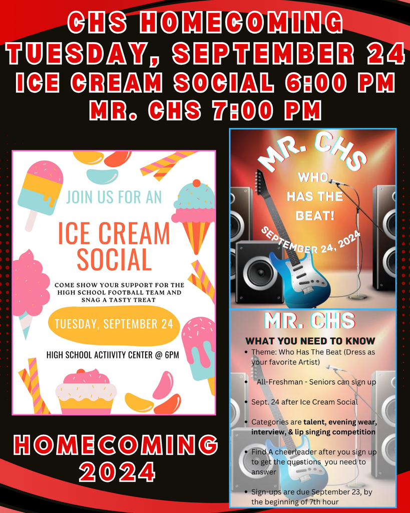 Homecoming Activities for September 24