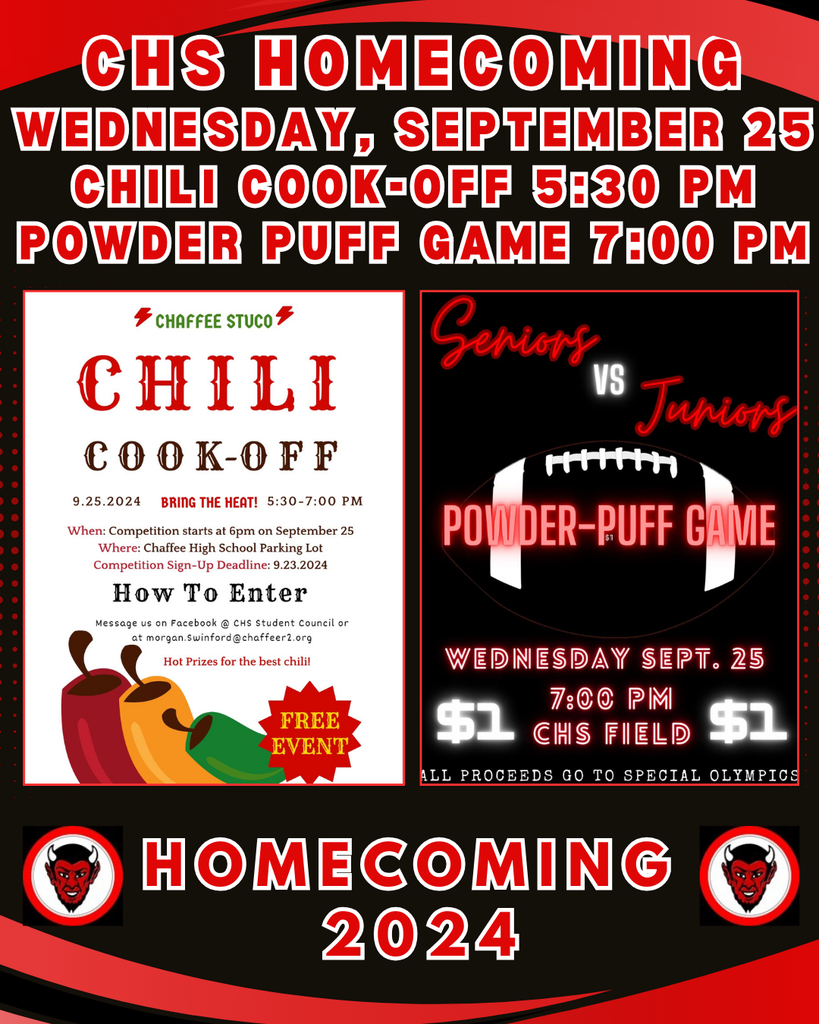 Homecoming Activities for September 25