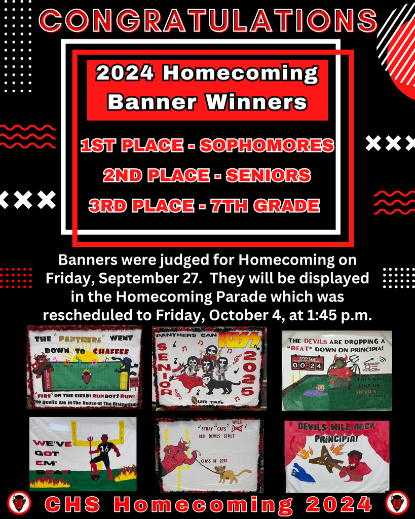 2024 CHS Homecoming Banner Winners