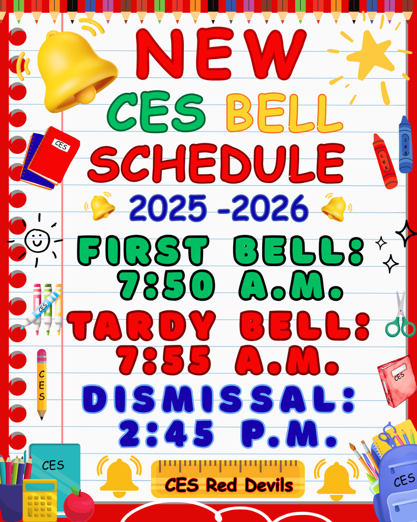 CES New Bell Schedule 2025 2026
