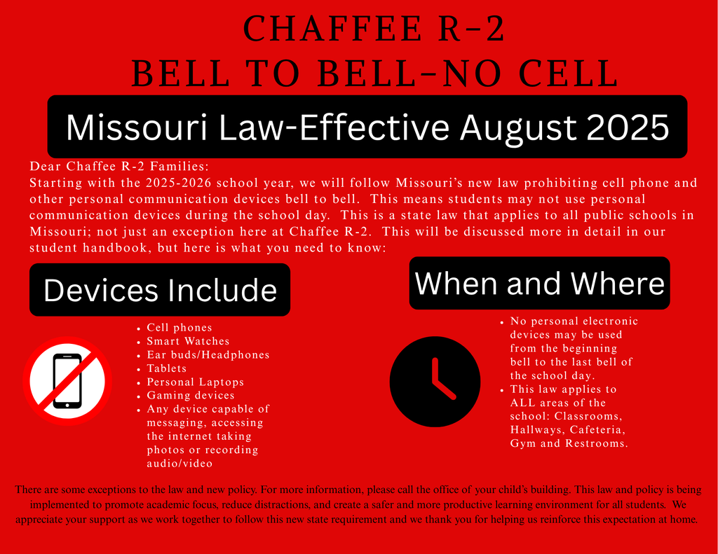 Bell to Bell No Cell 2025 2026
