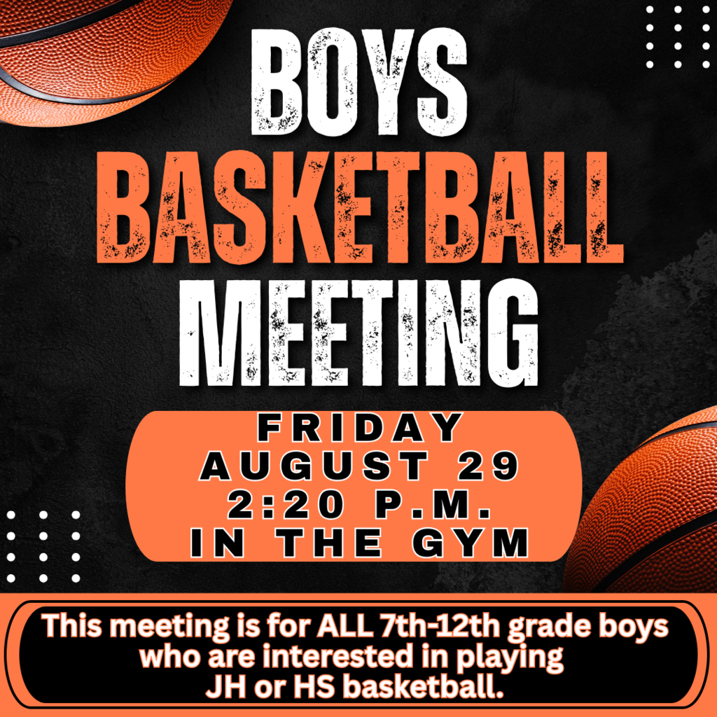 Boys Basketball Meeting August 29, 2025