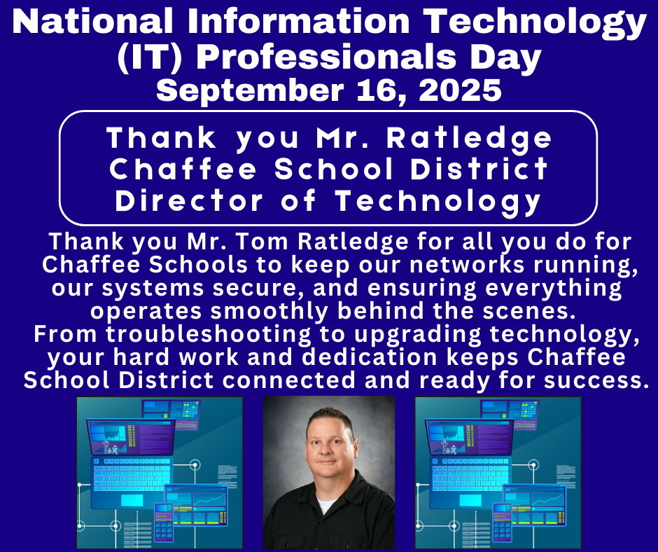 National IT Professionals Day 2025 -- Thank You Mr. Ratledge!