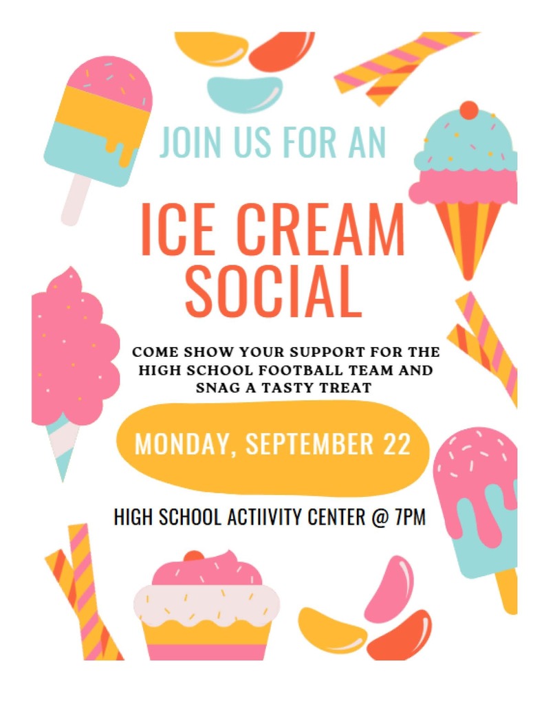 Ice Cream Social on Monday, September 22, 2025