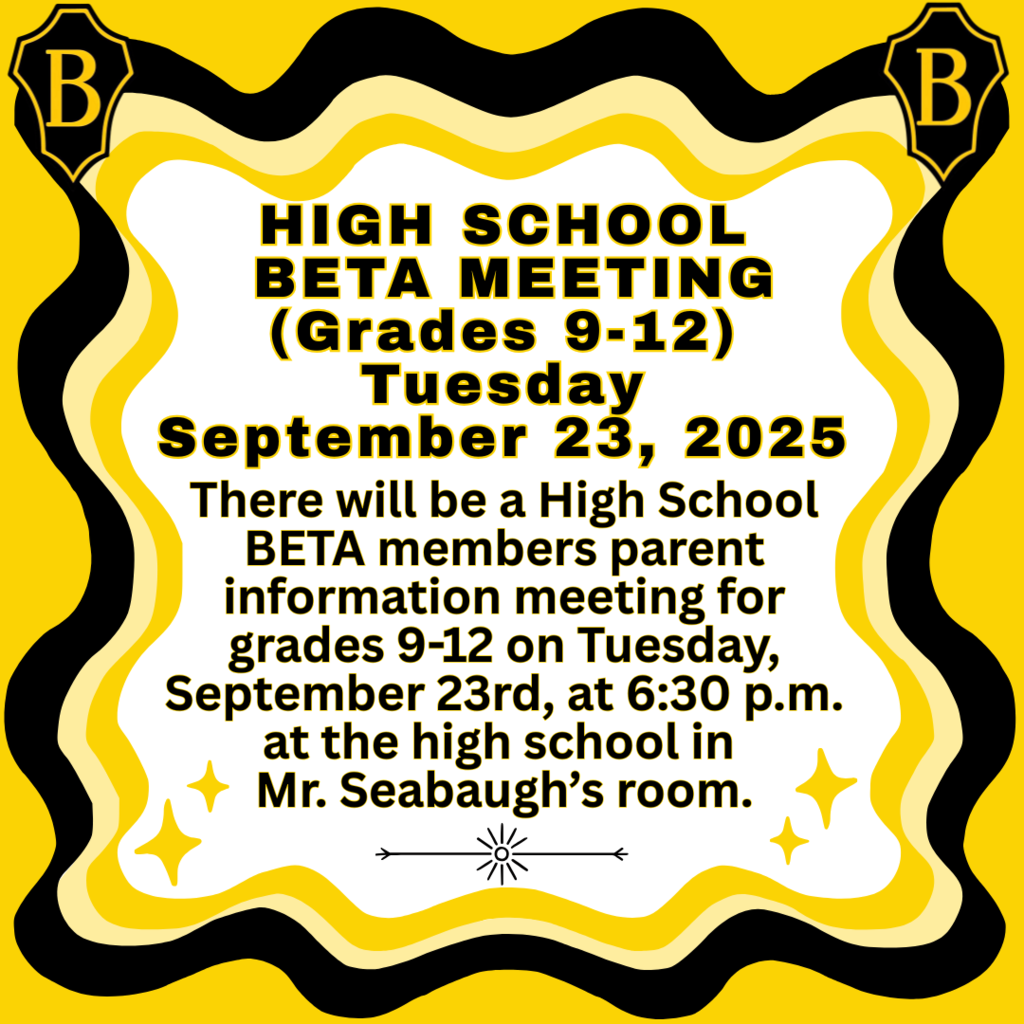 HS BETA Meeting on September 23, 2025