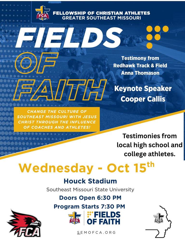 FCA Fields of Faith on October 15, 2025