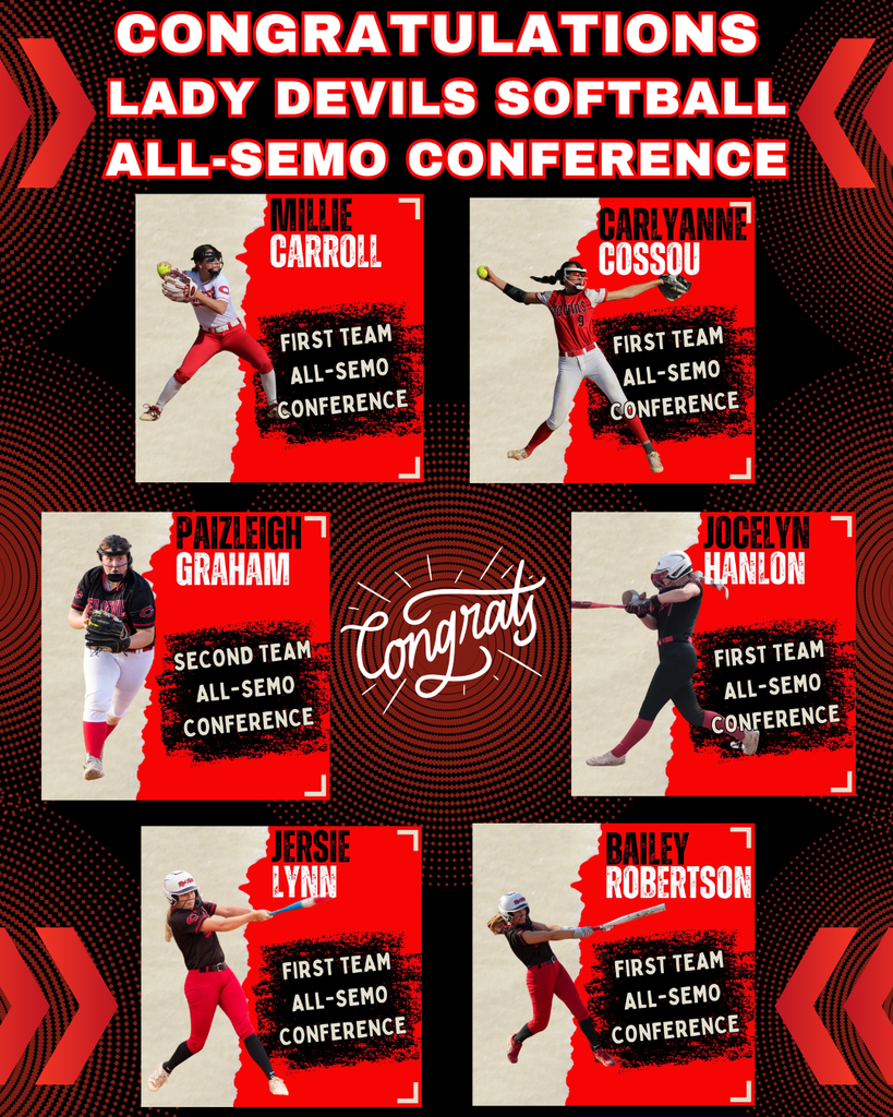 Congratulations Lady Devils All-Semo Conference 2025