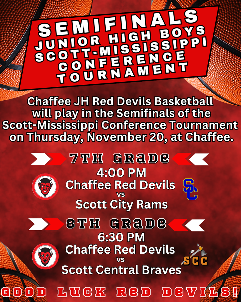 Semifinals JH Boys Scott Mississippi Conference Tournament November 20, 2025