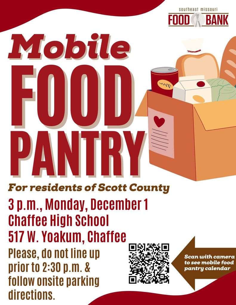 Mobile Food Pantry December 1, 2025