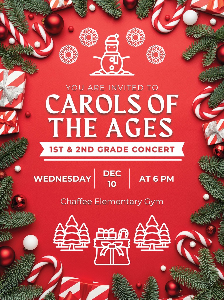 1st and 2nd Grade Christmas Concert December 10, 2025