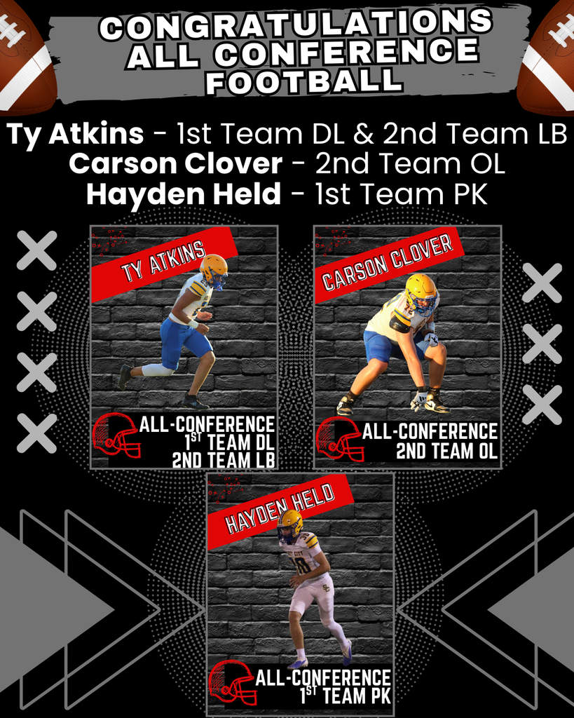 Congratulations All Conference Football Honors 2025