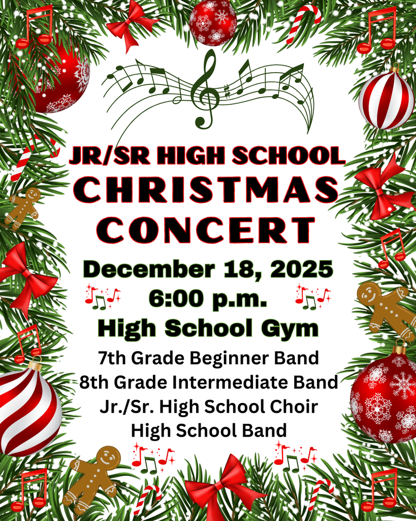 Junior / Senior High School Christmas Concert December 18, 2025