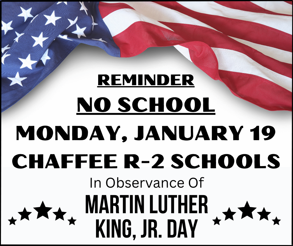 No School - Martin Luther King, Jr. Day - January 19, 2026