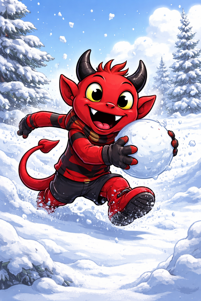 WInter Time Red Devil