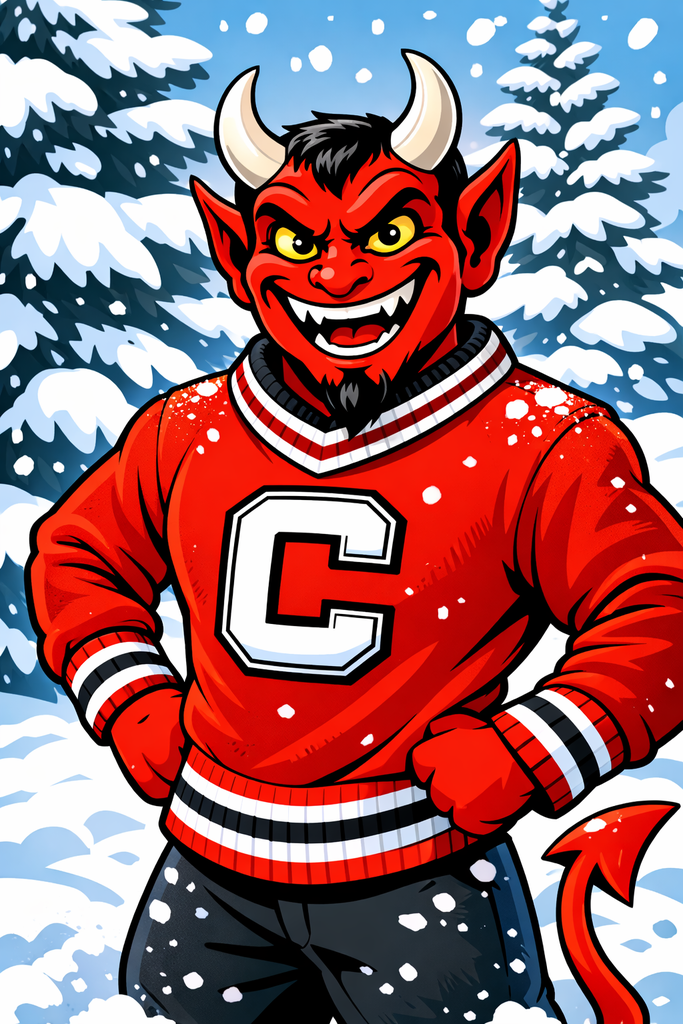 WInter Time Red Devil
