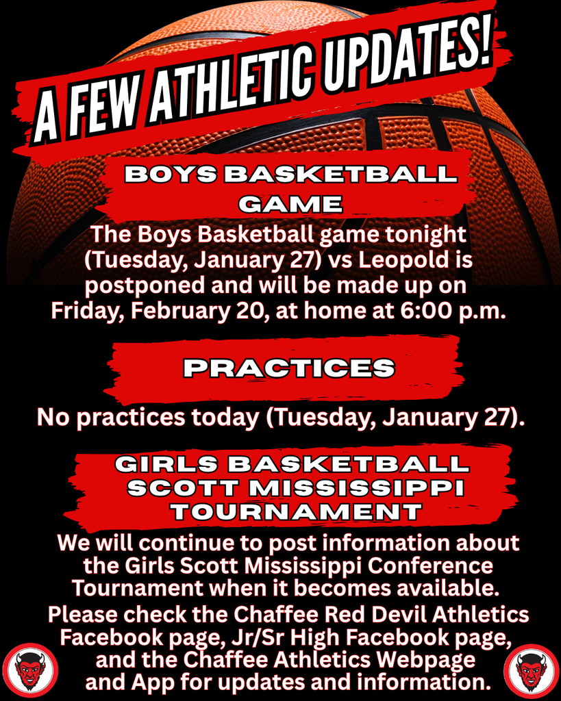 CHS Athletic Updates for January 27-28, 2026
