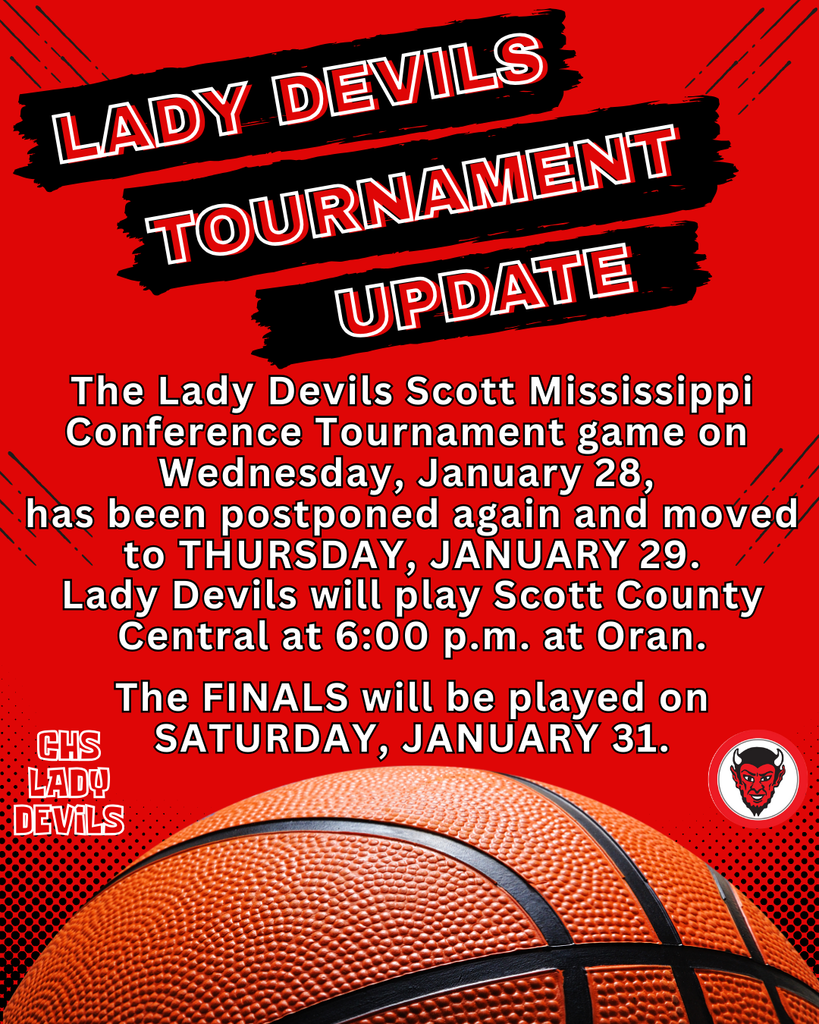 Lady Devils Scott Miss Tournament Update - Game Moved to Thursday, January 29