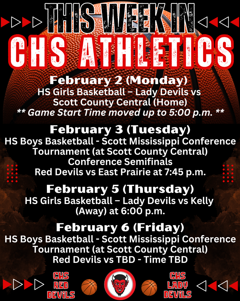 This Week in CHS Athletics February 2-6, 2026