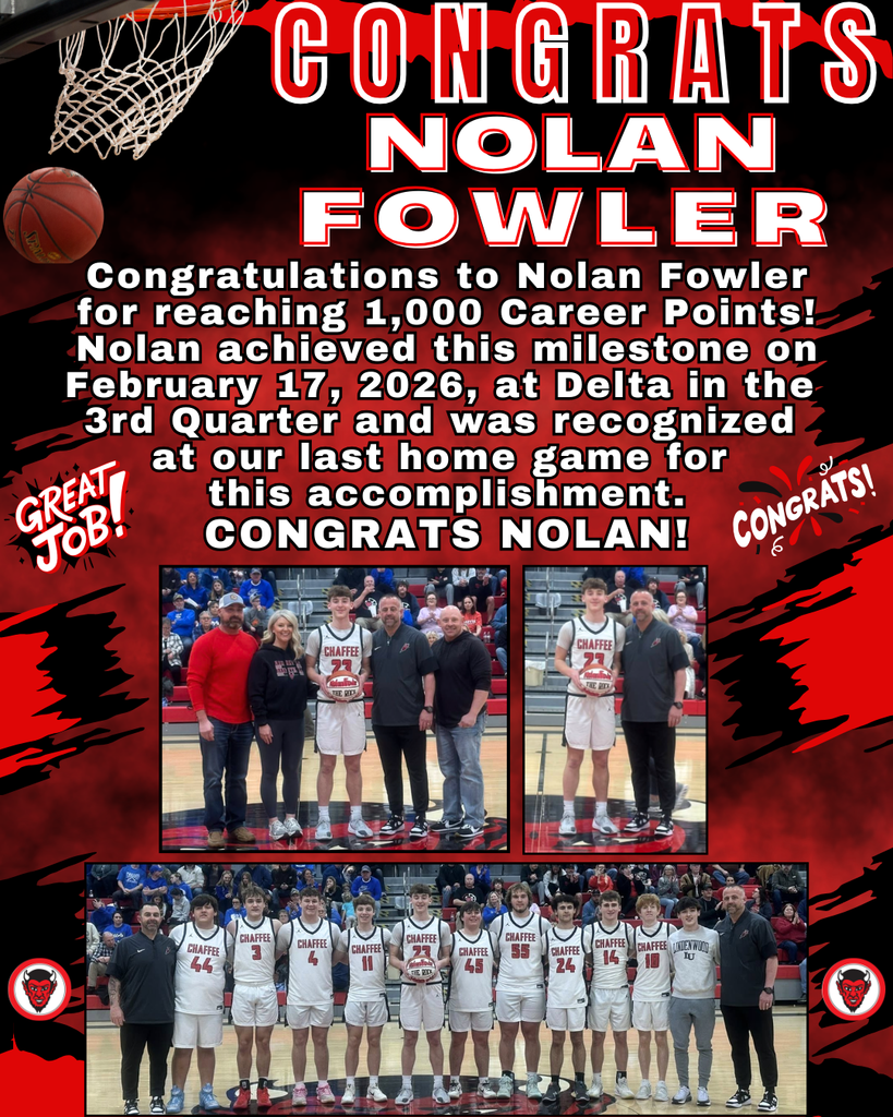 Congratulations Nolan Fowler 1,000 career points 2026