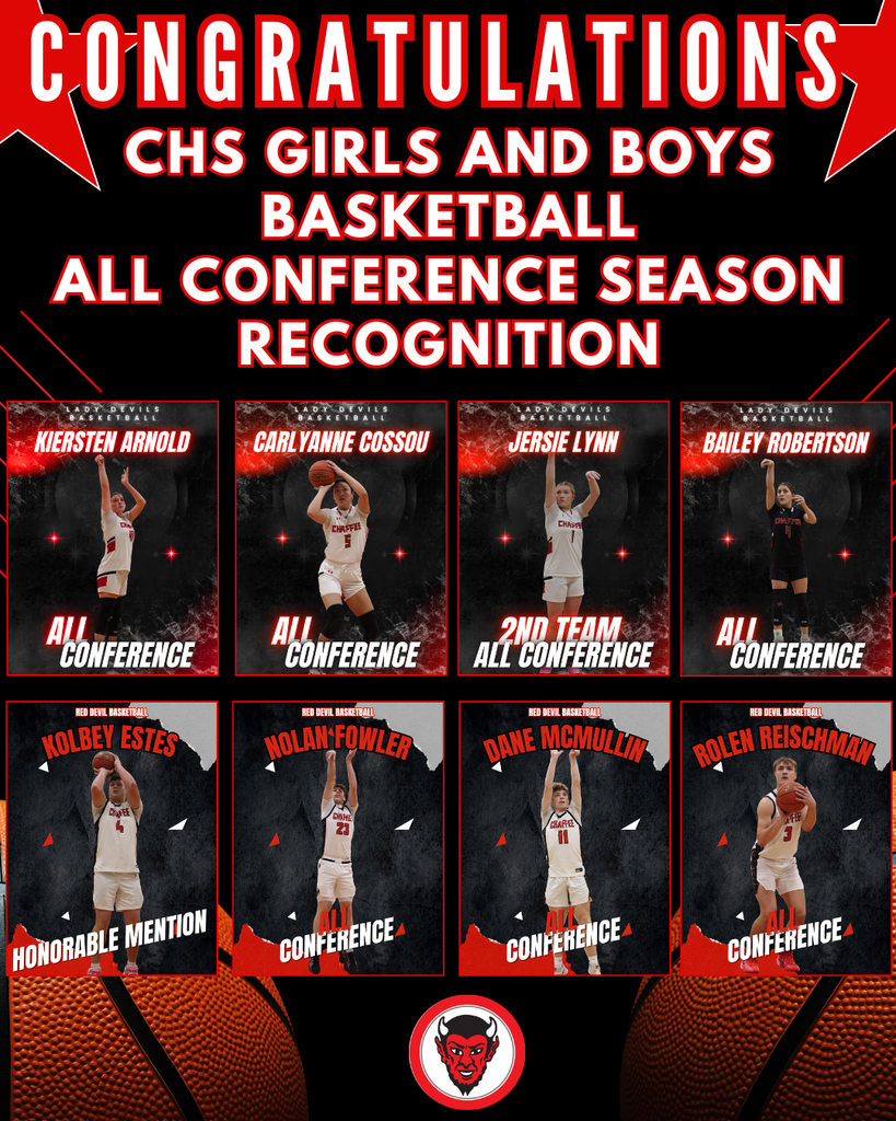 Congratulations CHS Basketball All Conference Recognition
