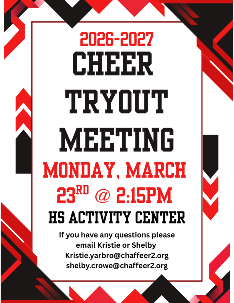Cheer Tryout Meeting March 23, 2026