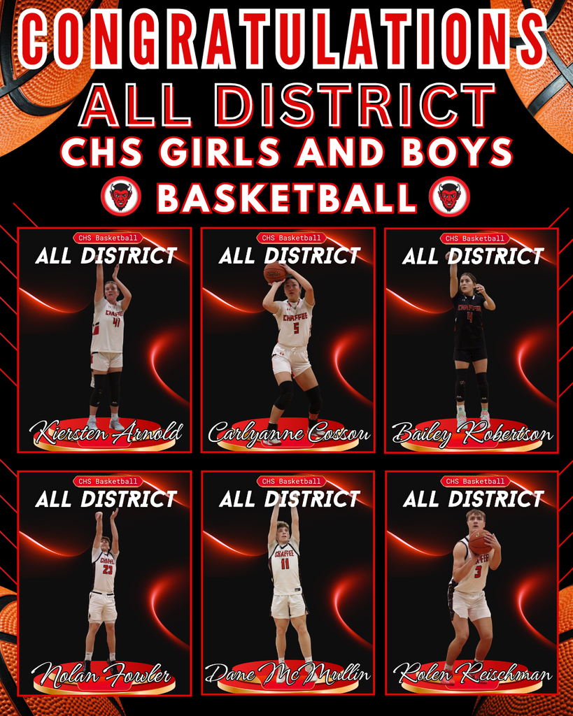Congratulations All District Basketball 2025 2026