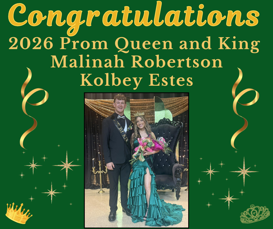 Congratulations 2026 Prom Queen and King