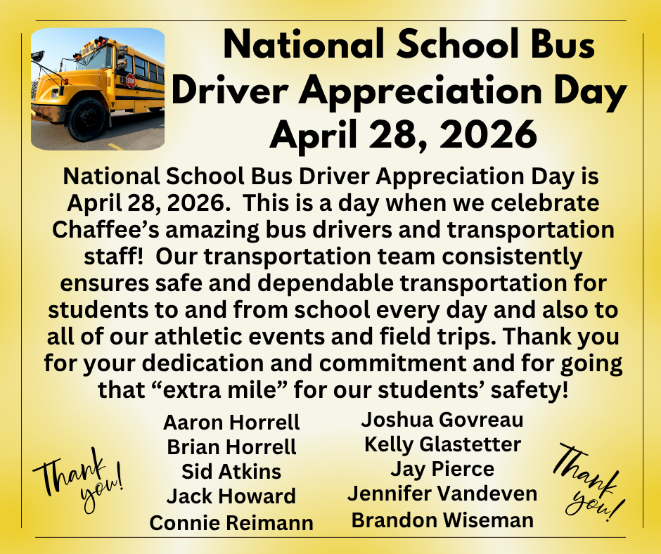 National School Bus Driver Appreciation Day 2026