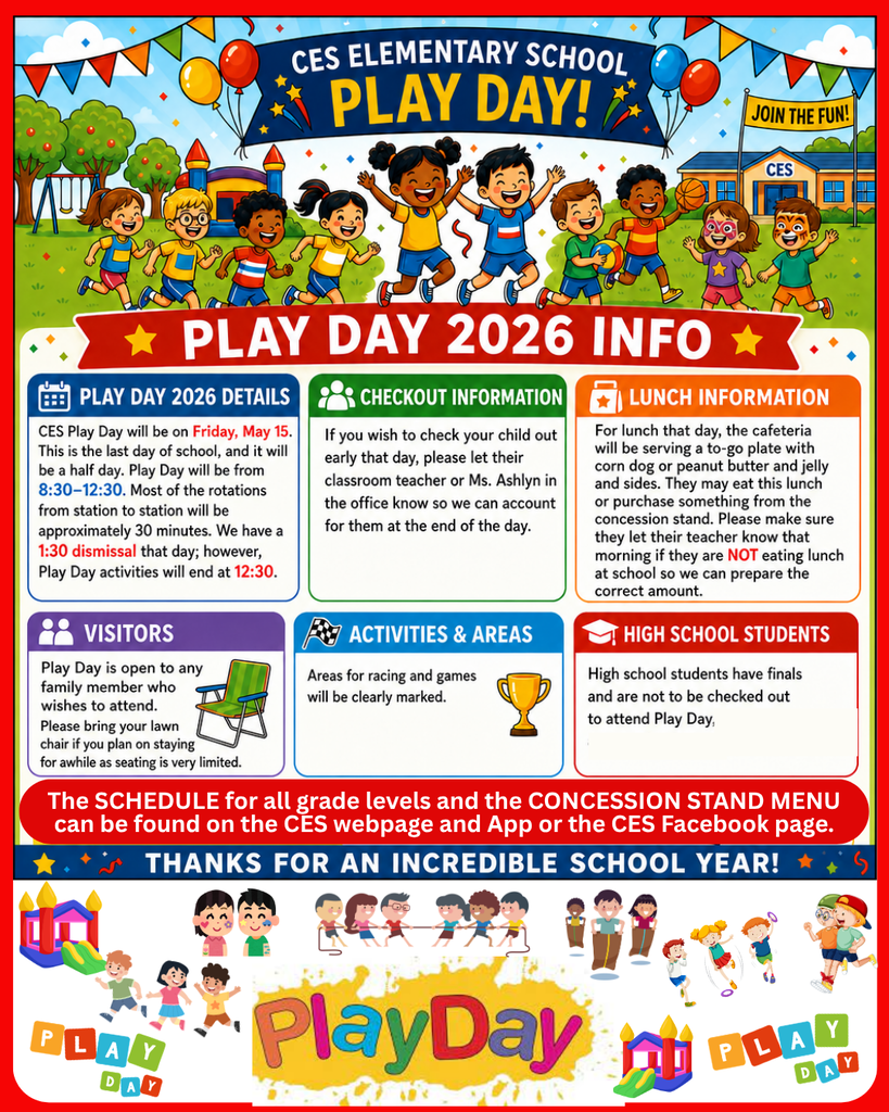 Play Day 2026 Information Flyer